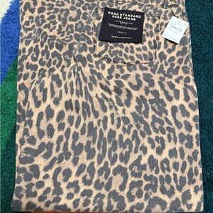 Good American Animal Print Jeans